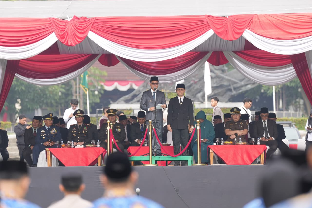 Pimpin Upacara Tiga Peringatan, KDS Soroti Sinergi Pembangunan Daerah