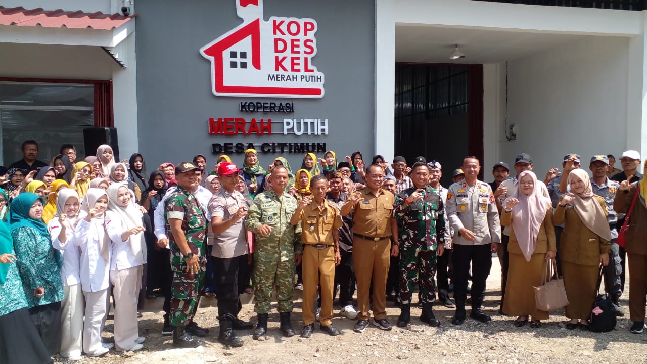 Pembangunan Gedung KDMP Citimun Tuntas, Warga Gelar Tasyakuran 