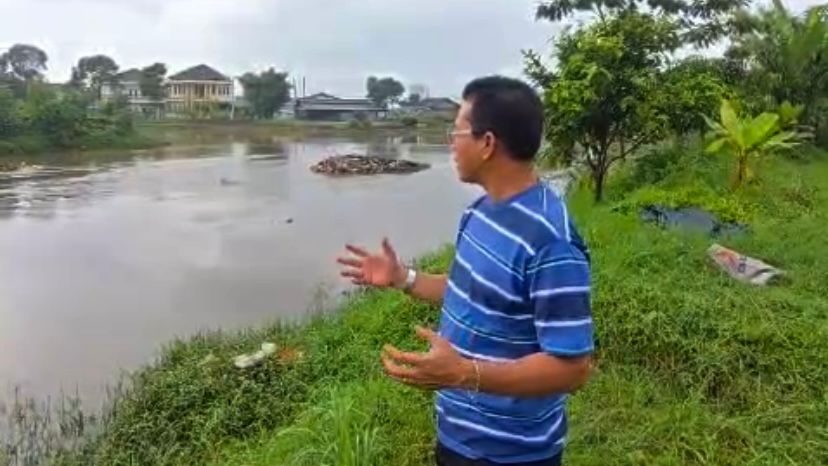 Tinjau Sungai Cikeruh, KDS Minta Penanganan Terintegrasi Cegah Banjir Bandung Selatan