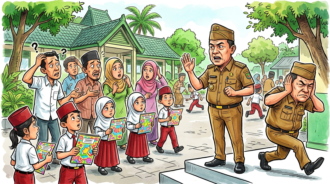 Terjadi di Sekolah Dasar Negeri,  Kiki Taufik Kurnia:  Sekolah Tidak Boleh Jual Beli Sampul Raport Kepada Orang Tua Siswa