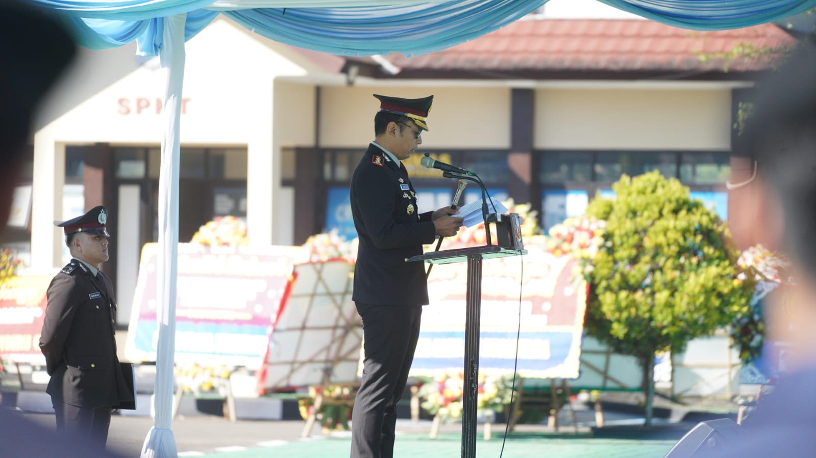Tegaskan Sinergi Polri dan Pemda, Wabup Hadiri Upacara Hari Bhayangkara ke-80