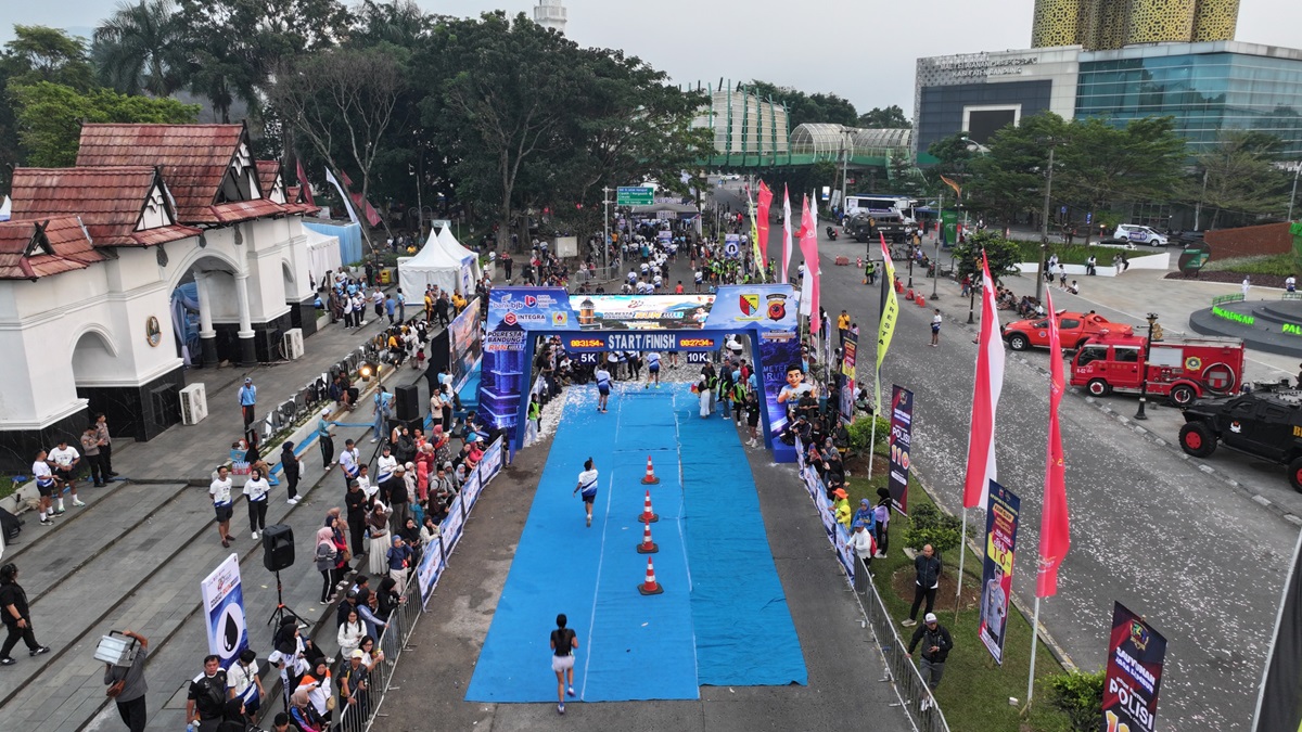 KDS Apresiasi Polresta Bandung, Polresta Bandung Run Perkuat Sinergi dan Hidup Sehat