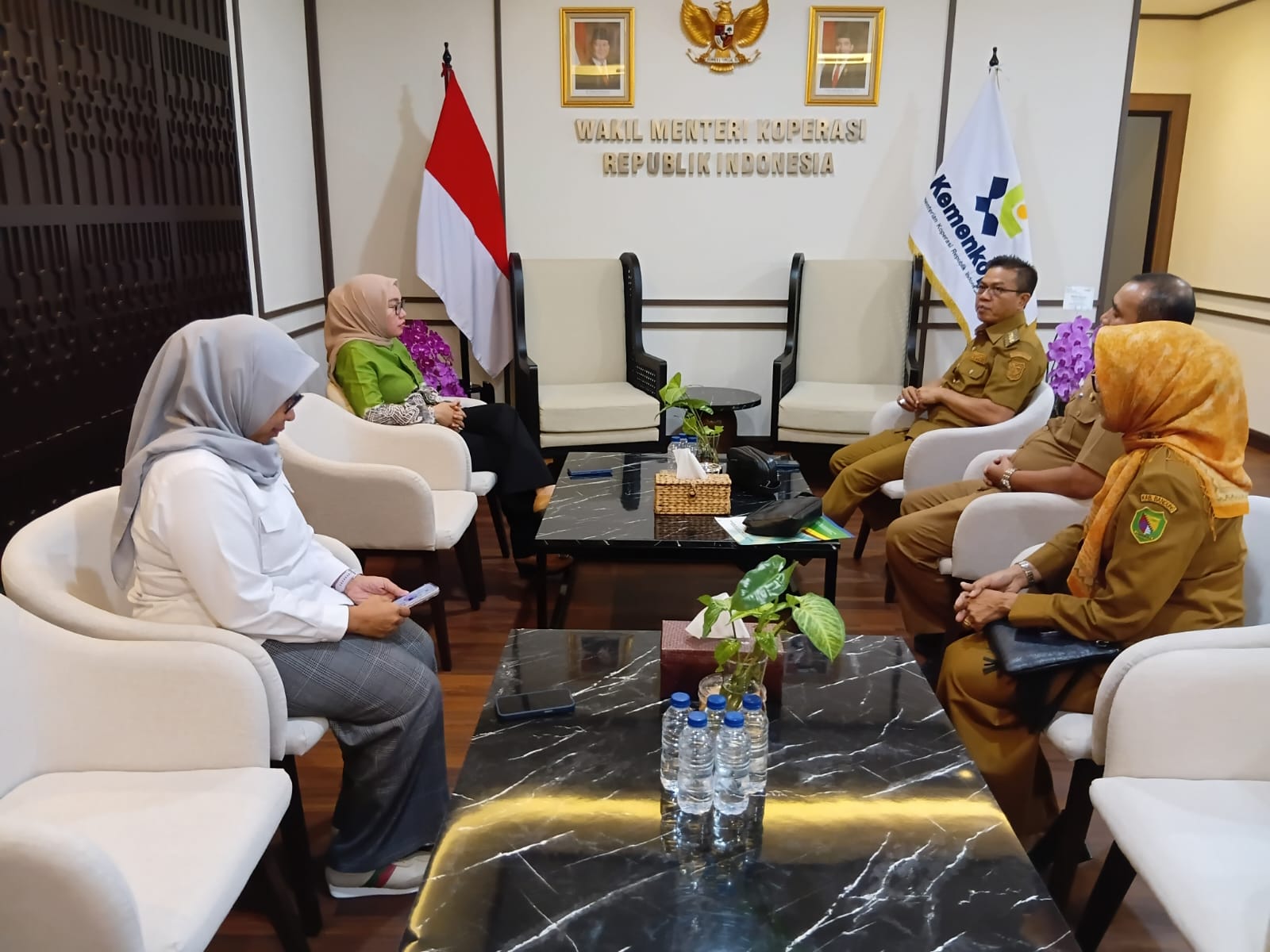 Bertemu Wamen Koperasi, KDS Dorong Penguatan Koperasi Berbasis Pertanian