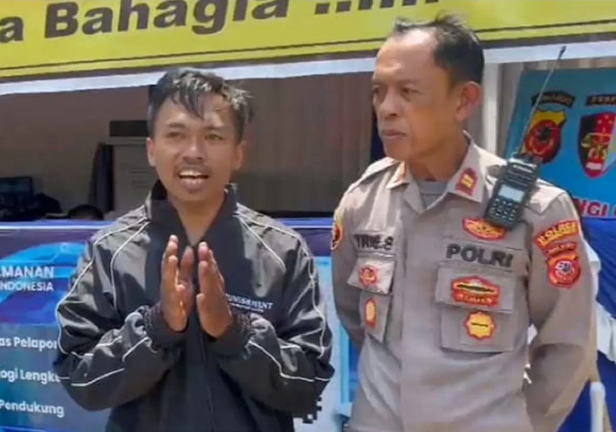 Motor Pemudik Trouble, Pospam Pamulihan Ops Ketupat Lodaya Tunjukkan Pelayanan Humanis 